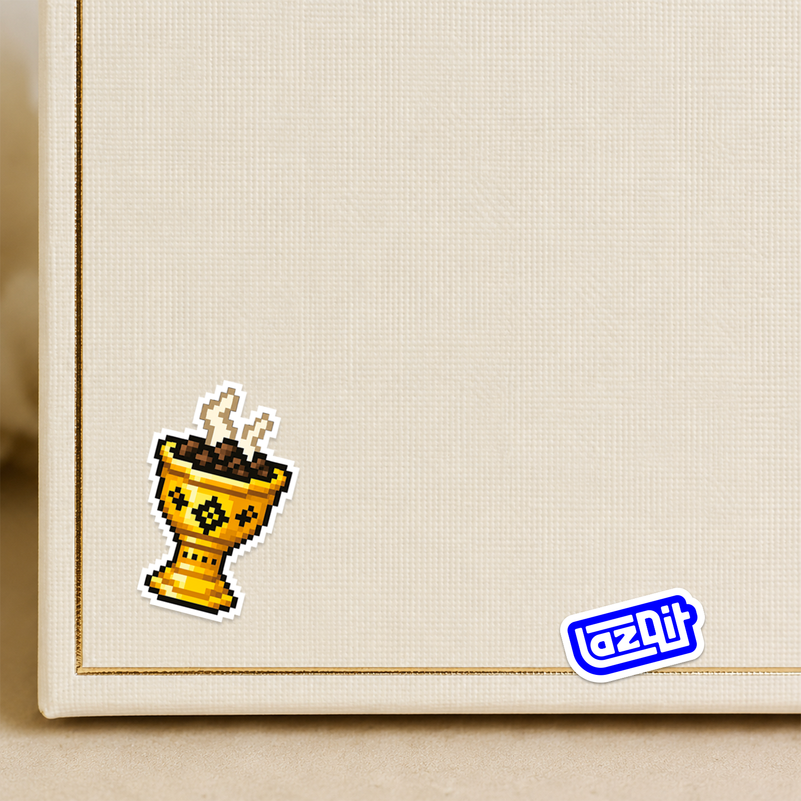 Bokhoor Sticker mockup