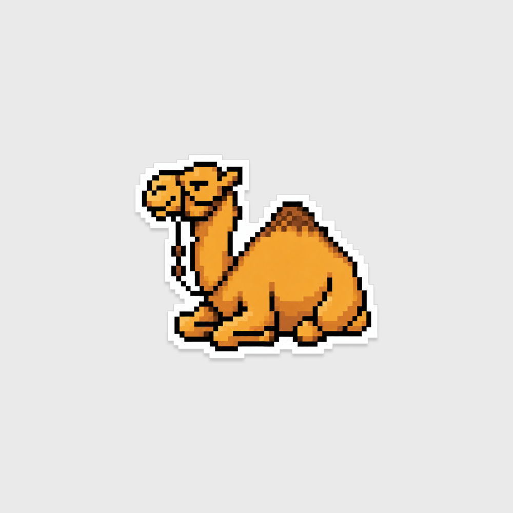 Camel Sticker