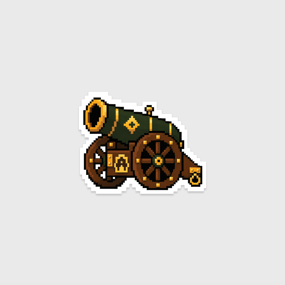 Cannon Sticker