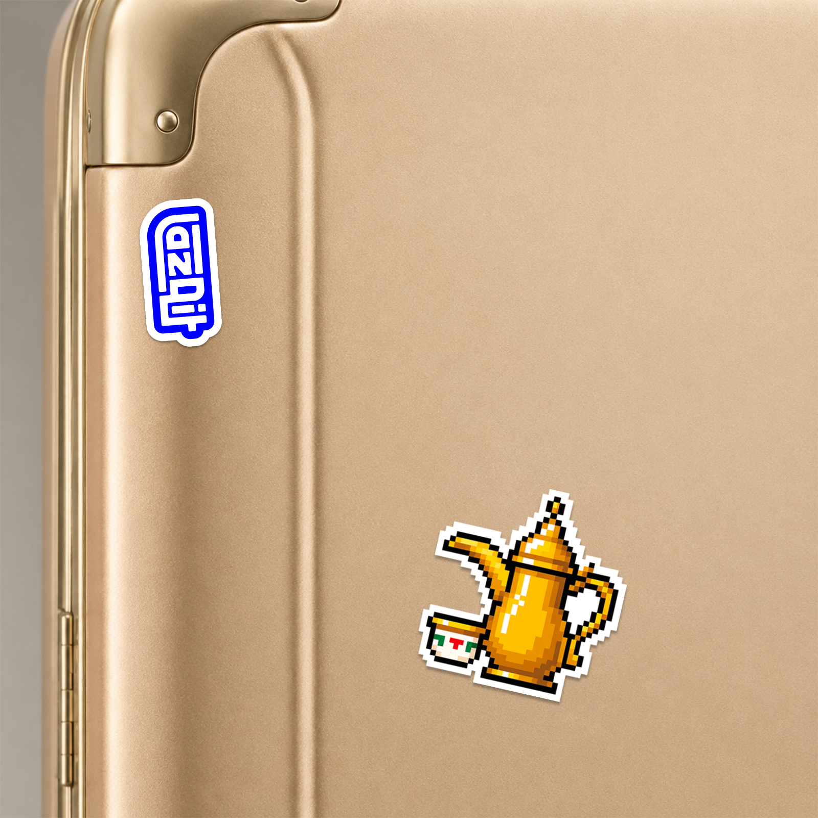 Dallah Sticker mockup