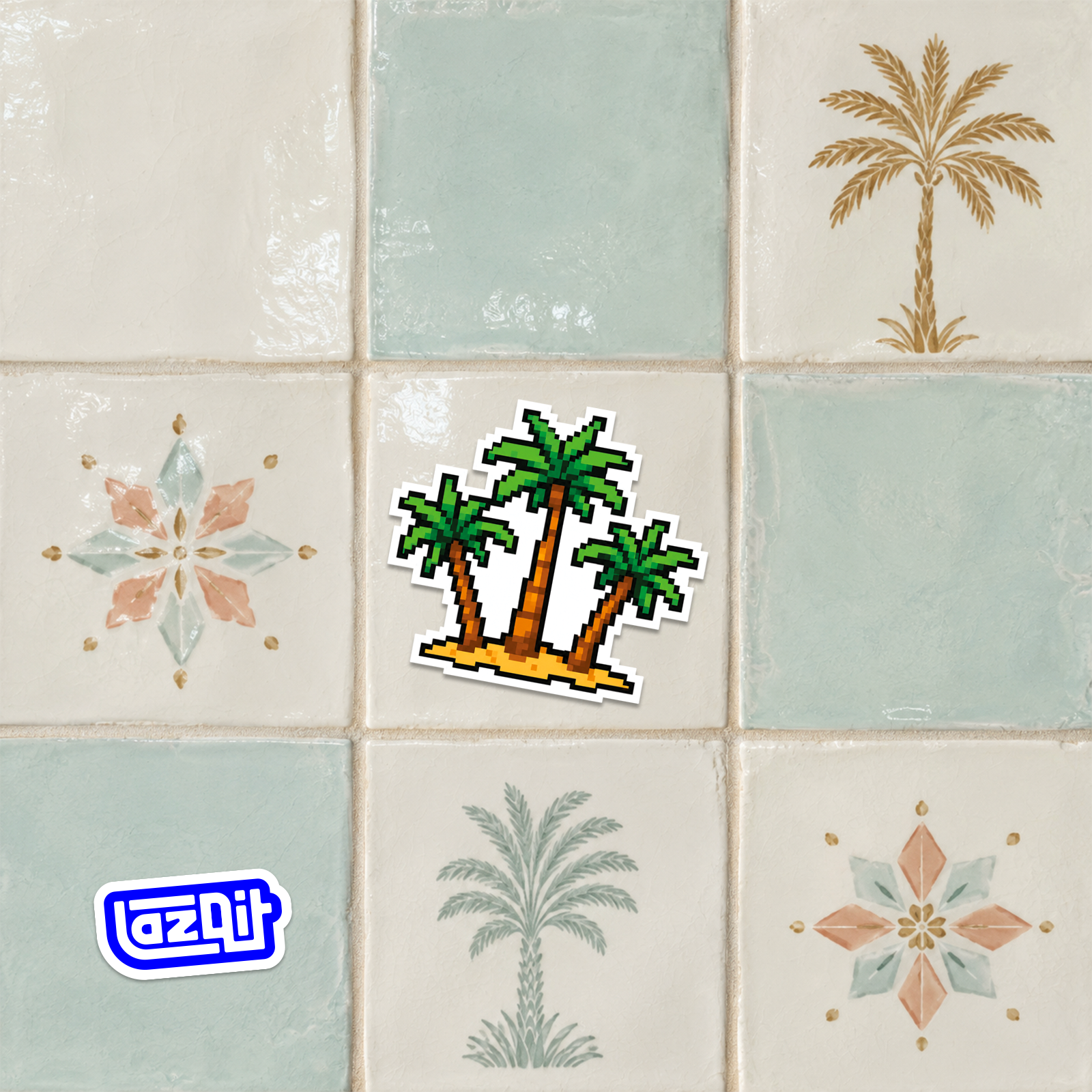 Palm Sticker mockup