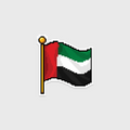 UAE Flag Sticker