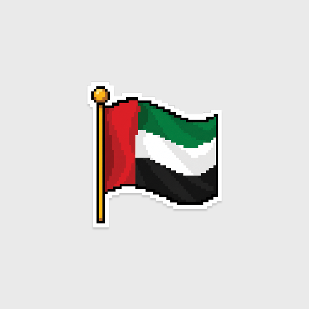 UAE Flag Sticker
